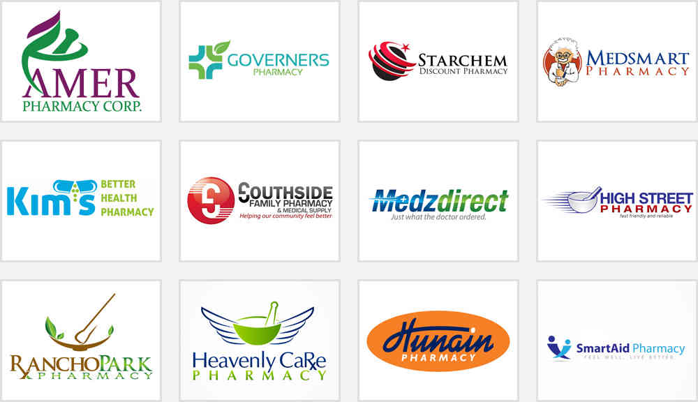 pharmacy and lab logos