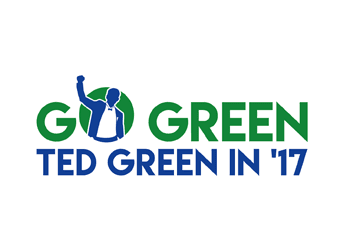 man vector with arm up in circle logo