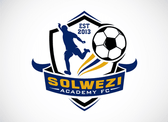 player kicking ball in soccer logo