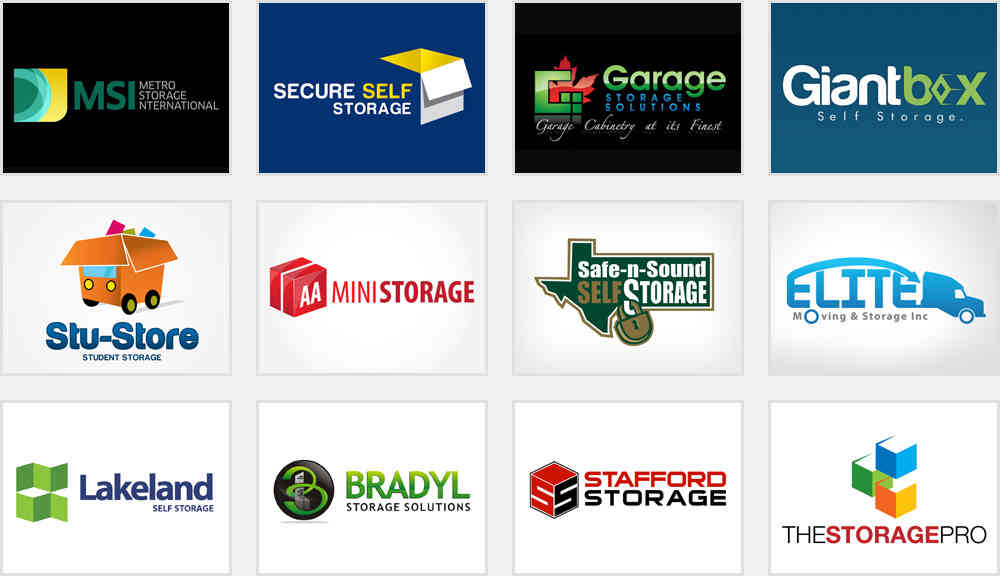 storage service company logos for inspiration