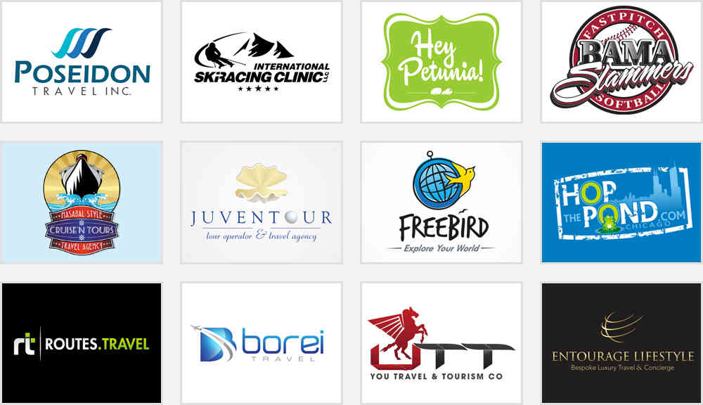 tourism and travel logo design inspirations