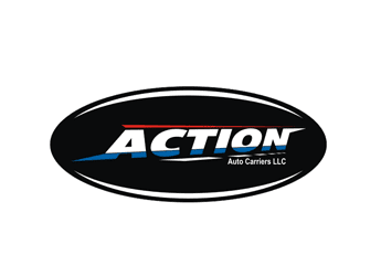 action wordmark trucking logo