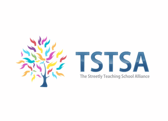 school logo with trees and organic hands