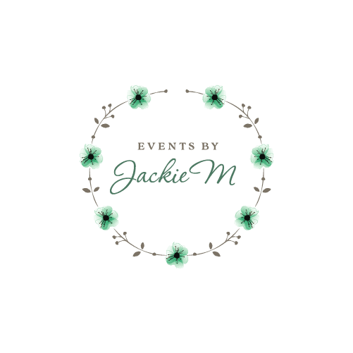 flower wreath wedding planner logo