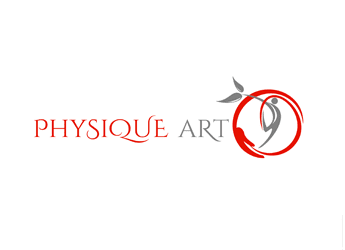 hand icon in circle wellness center logo design